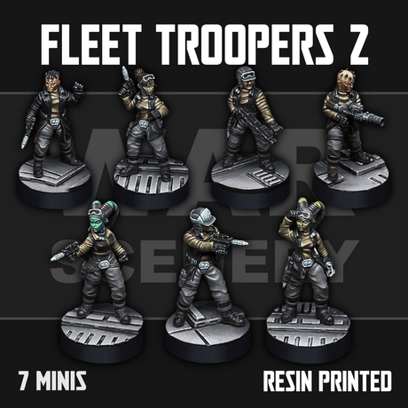Tabletop Terrain Miniature Insurgent Fleet Troopers 2