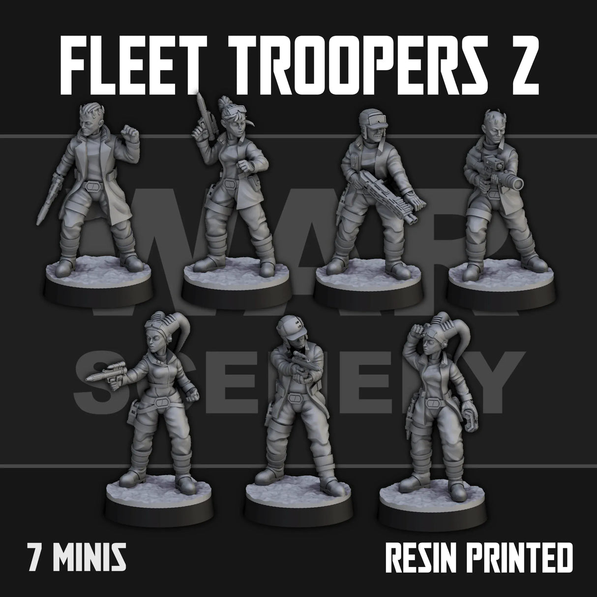 Tabletop Terrain Miniature Insurgent Fleet Troopers 2