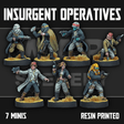 Tabletop Terrain Miniature Insurgent Operatives