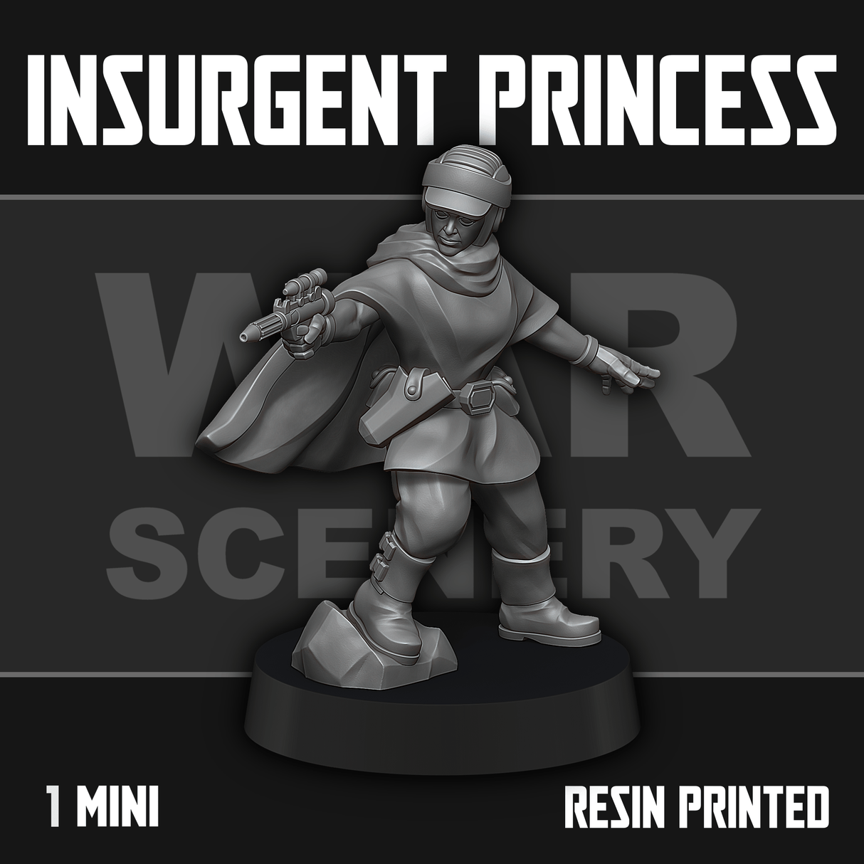 Tabletop Terrain Miniature Insurgent Princess