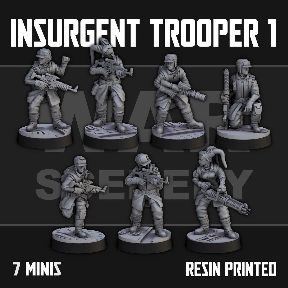 Tabletop Terrain Miniature Insurgent Troopers 1