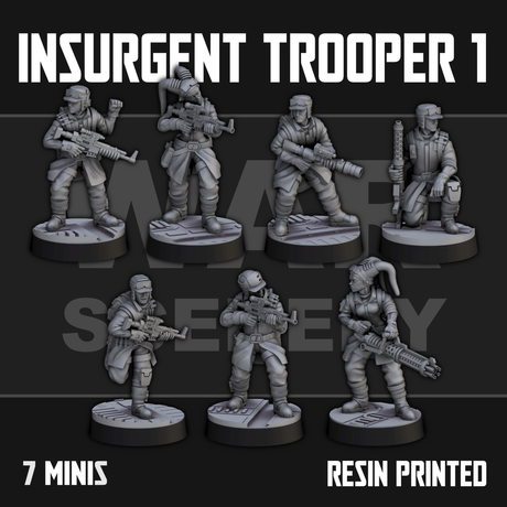 Tabletop Terrain Miniature Insurgent Troopers 1