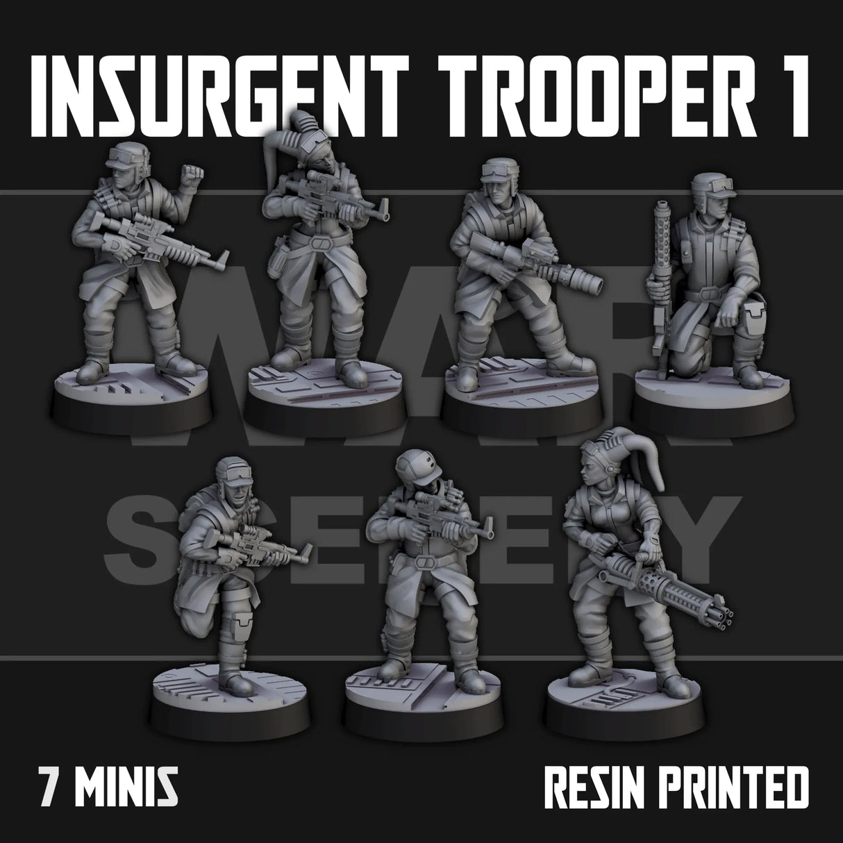 Tabletop Terrain Miniature Insurgent Troopers 1