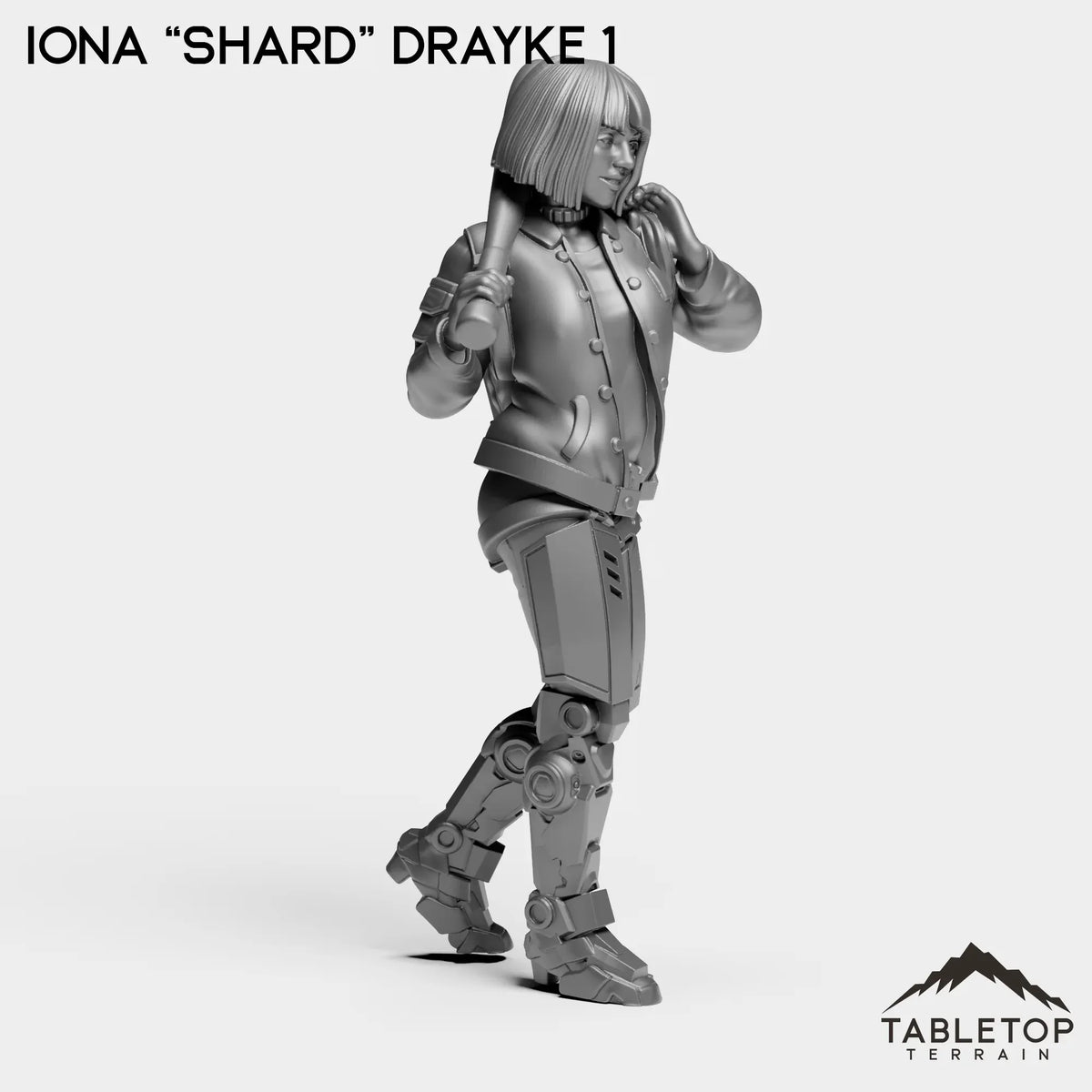 Tabletop Terrain Miniature Iona ''Shard'' Drayke - Hashtag Rioters