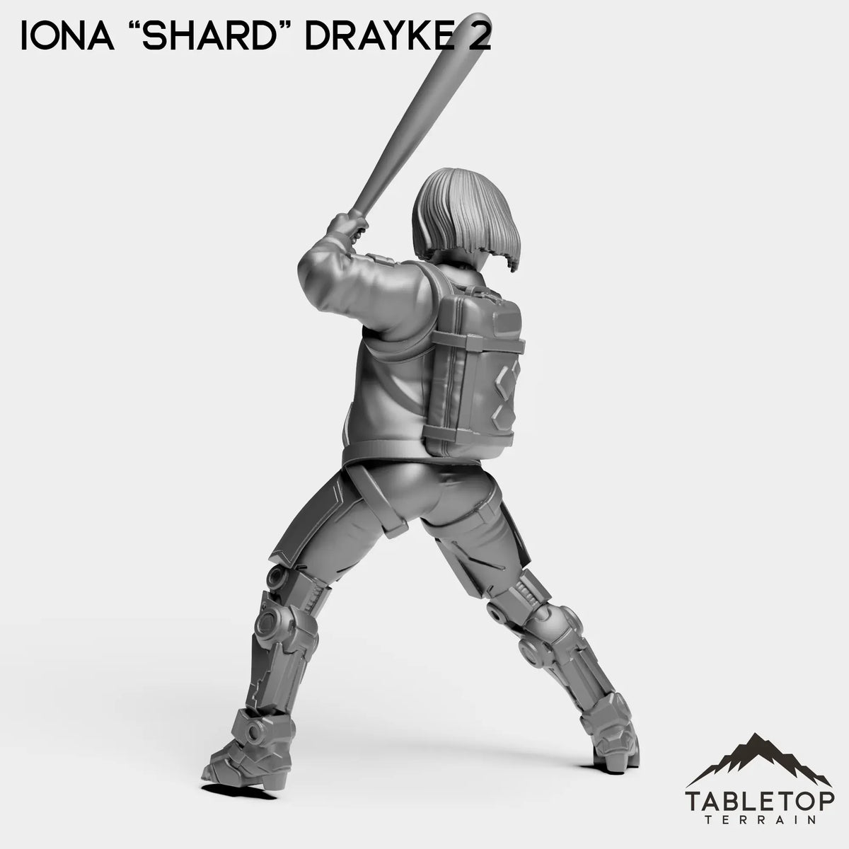 Tabletop Terrain Miniature Iona ''Shard'' Drayke - Hashtag Rioters