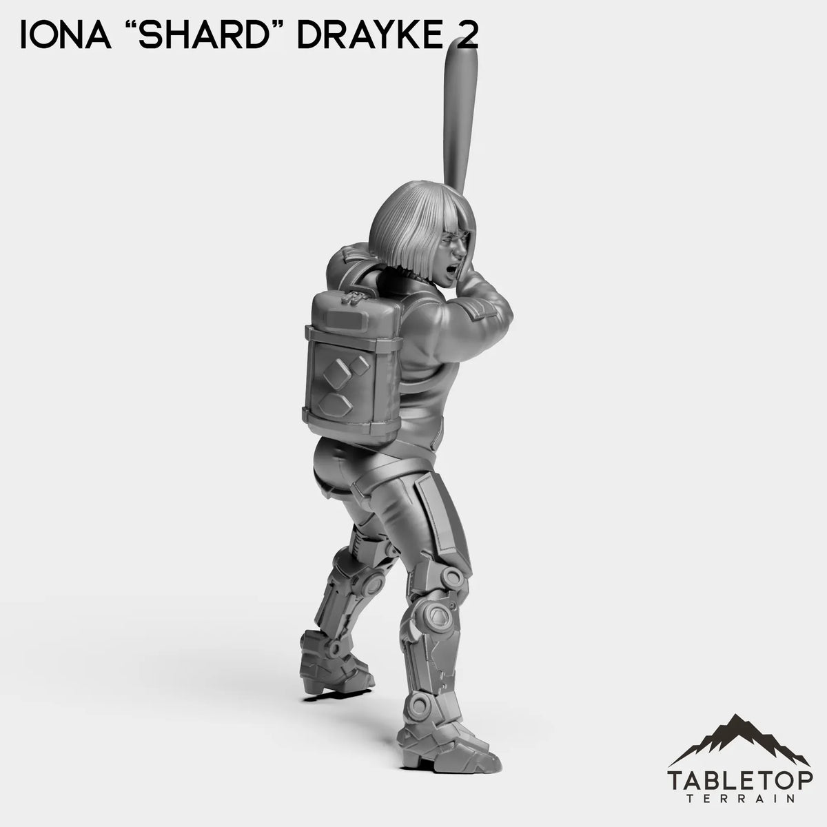 Tabletop Terrain Miniature Iona ''Shard'' Drayke - Hashtag Rioters