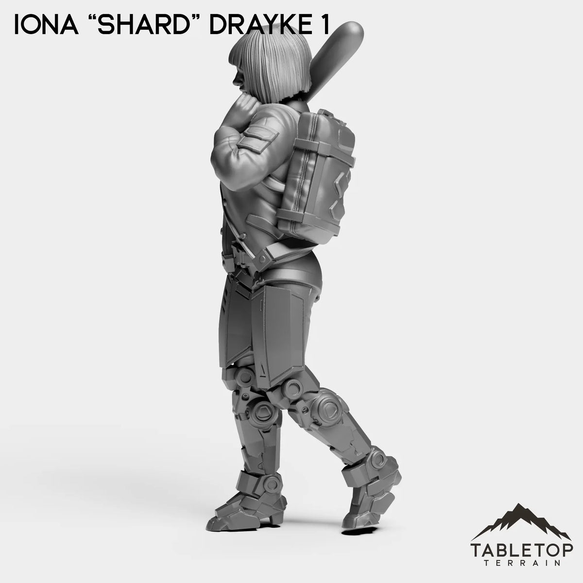 Tabletop Terrain Miniature Iona ''Shard'' Drayke - Hashtag Rioters