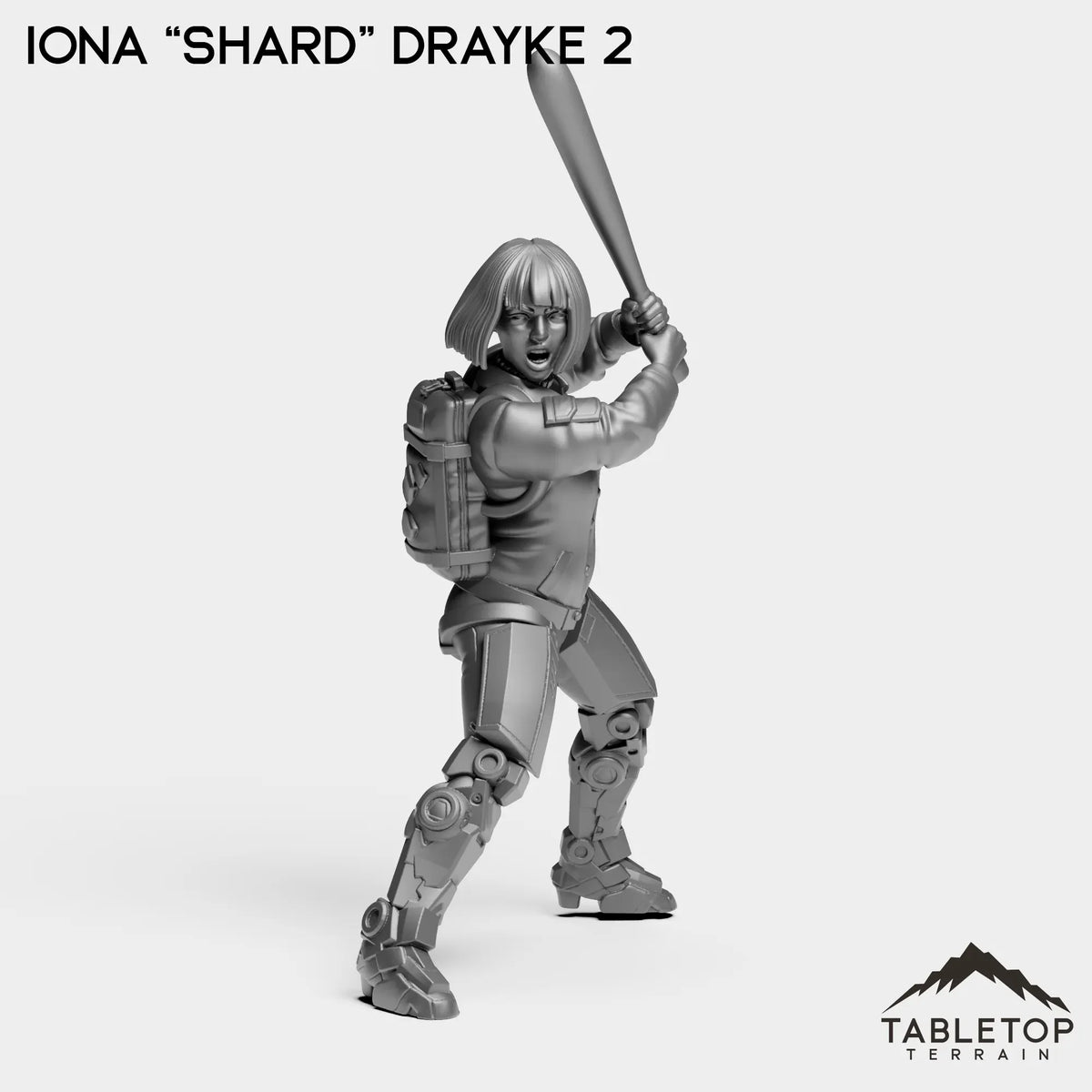 Tabletop Terrain Miniature Iona ''Shard'' Drayke - Hashtag Rioters