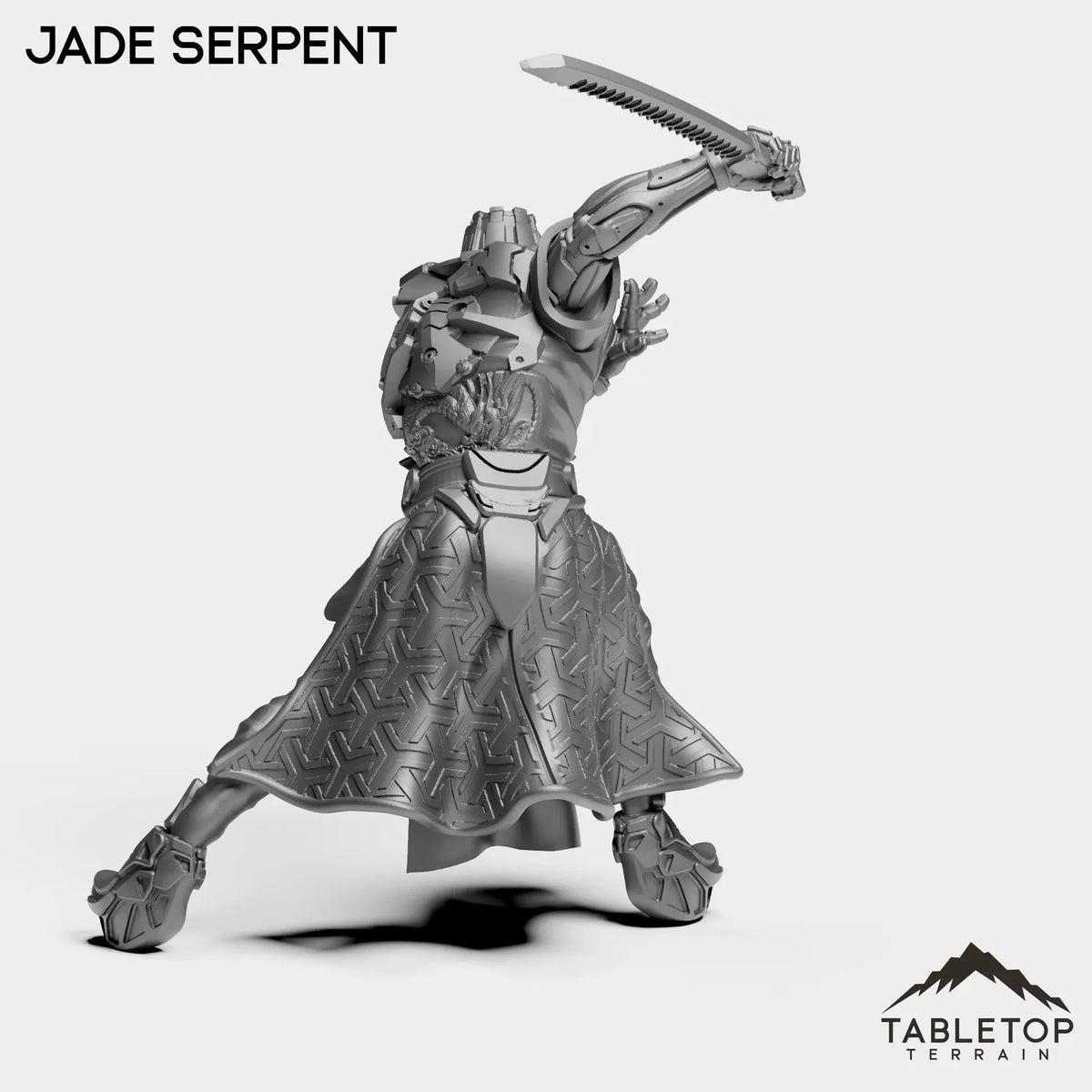 Tabletop Terrain Miniature Jade Serpent - Black Lotus Squad