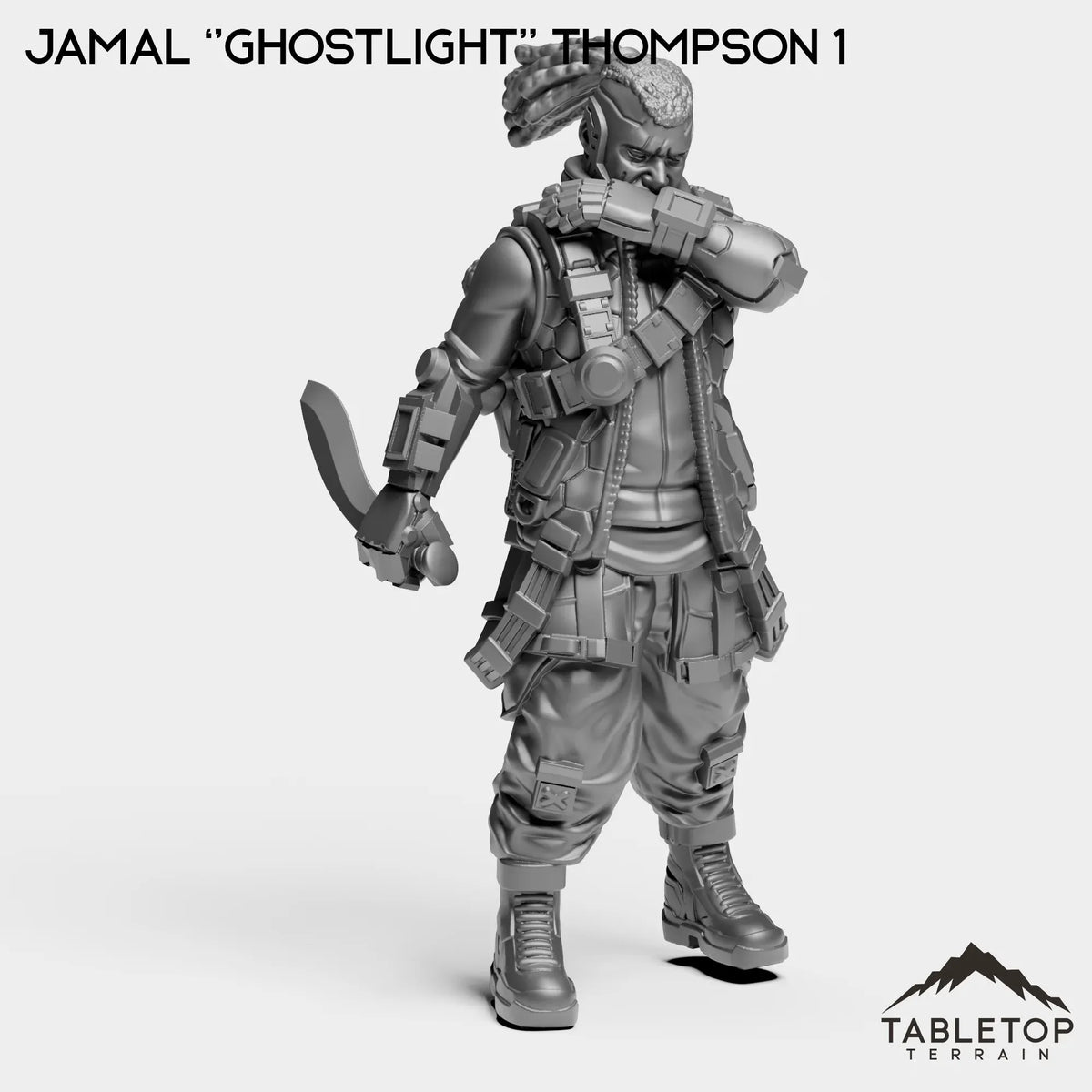 Tabletop Terrain Miniature Jamal ''Ghostlight'' Thompson 1 Jamal ''Ghostlight'' Thompson