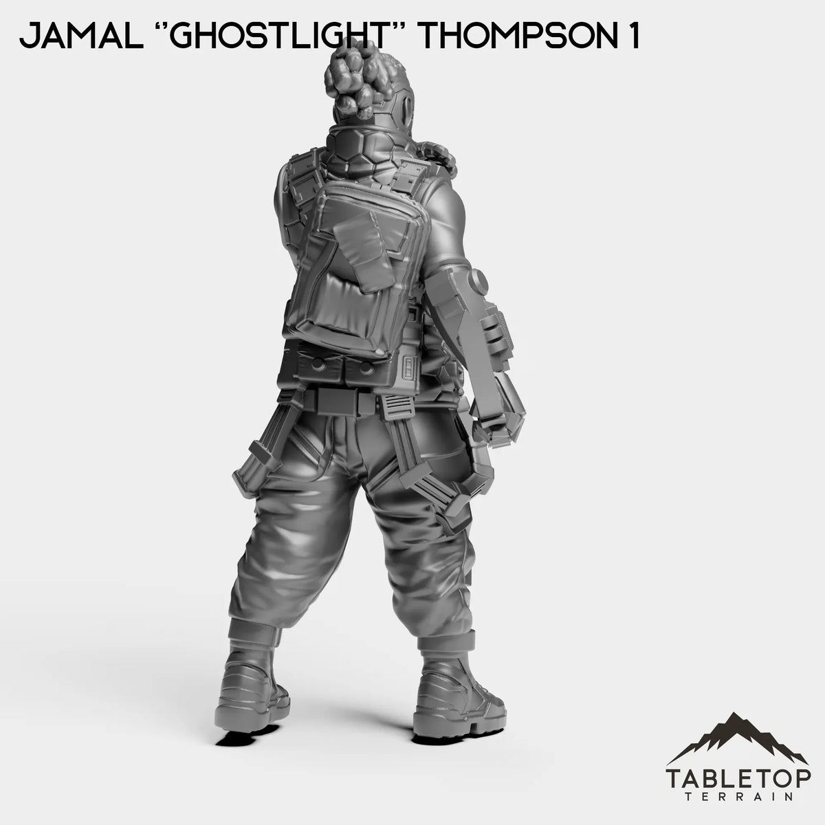Tabletop Terrain Miniature Jamal ''Ghostlight'' Thompson