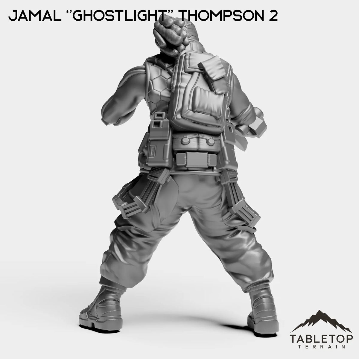 Tabletop Terrain Miniature Jamal ''Ghostlight'' Thompson