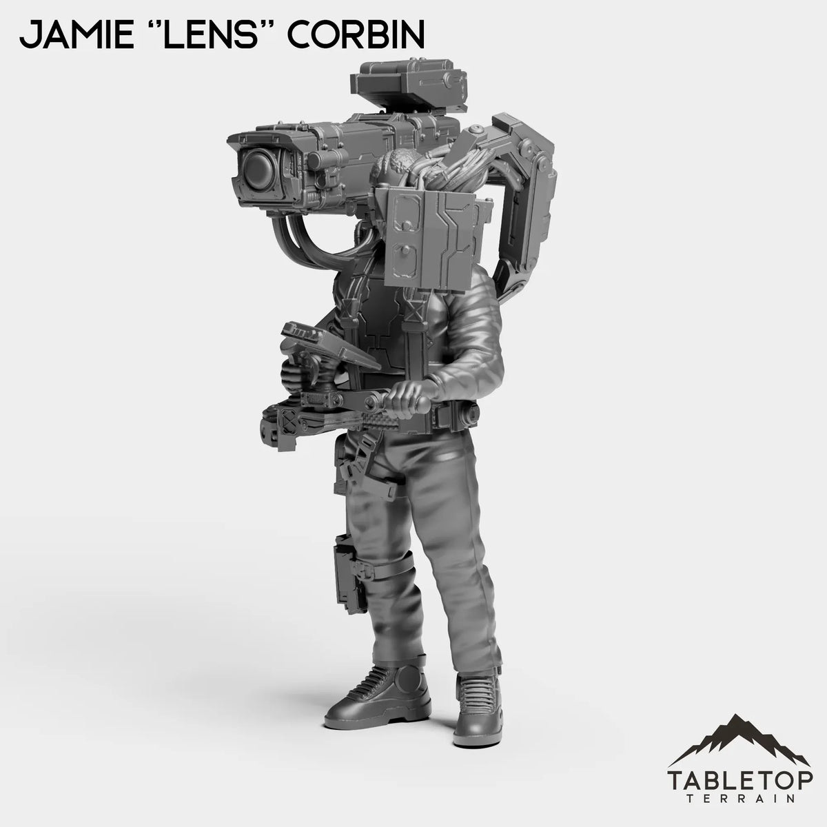 Tabletop Terrain Miniature Jamie ''Lens'' Corbin - Channel 77