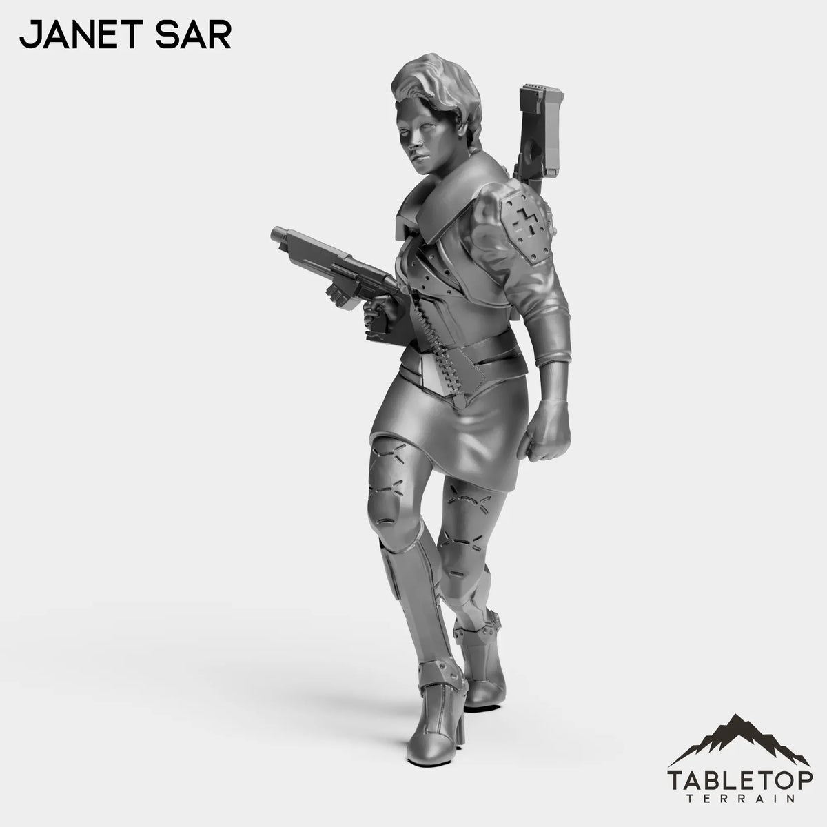 Tabletop Terrain Miniature Janet Sar - Bomber Girls