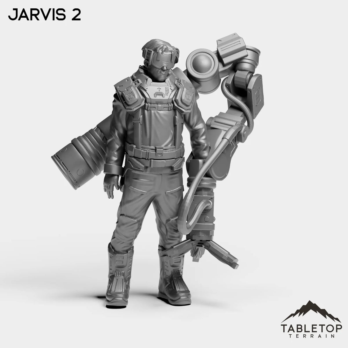 Tabletop Terrain Miniature Jarvis - Human Hybrids