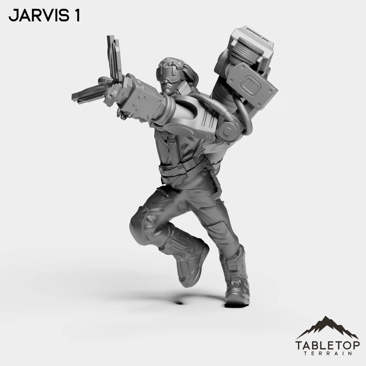 Tabletop Terrain Miniature Jarvis - Human Hybrids