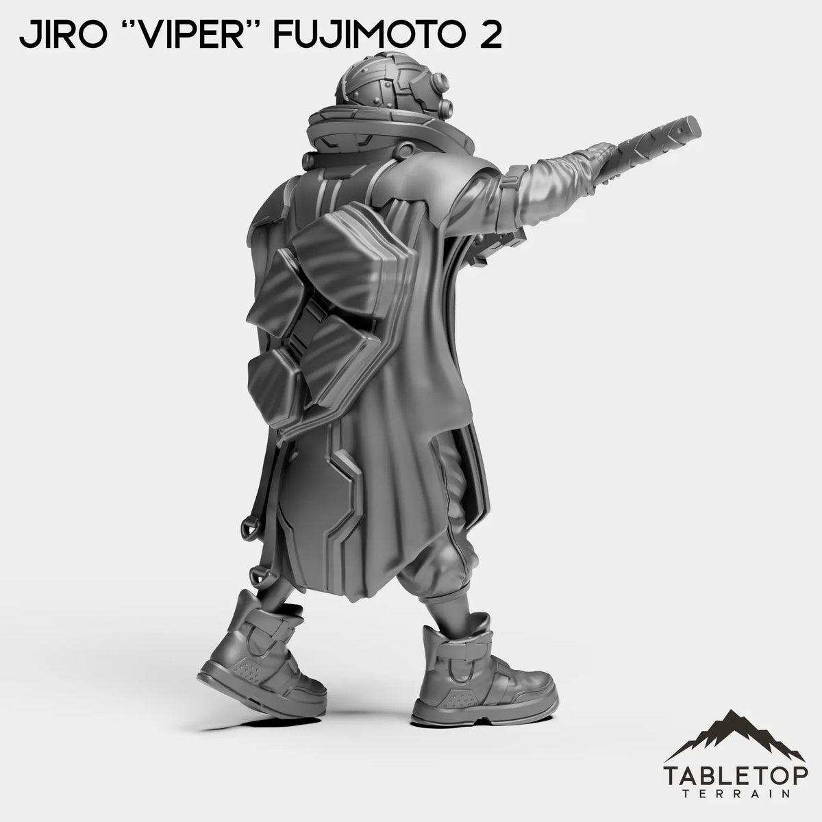 Tabletop Terrain Miniature Jiro ''Viper'' Fujimoto