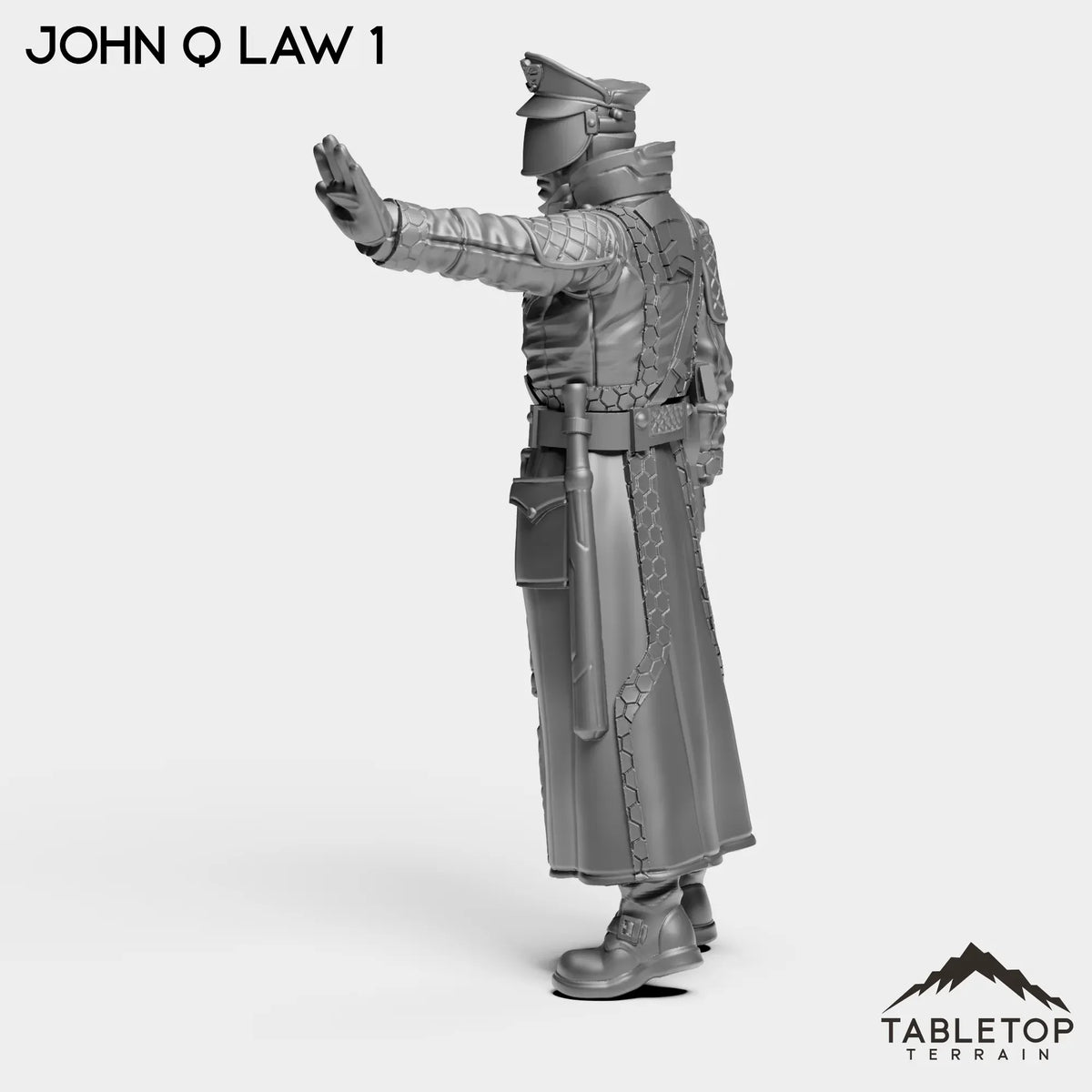Tabletop Terrain Miniature John Q Law - CEO