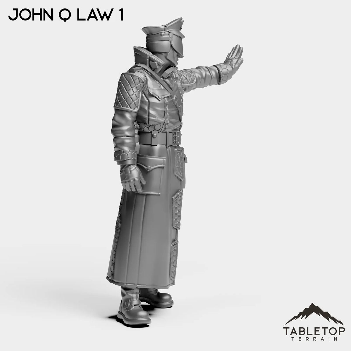 Tabletop Terrain Miniature John Q Law - CEO