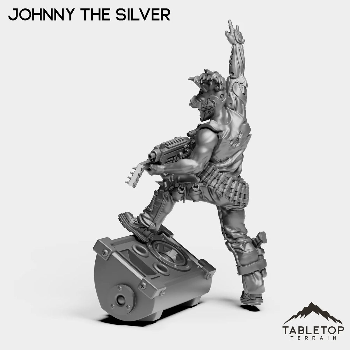Tabletop Terrain Miniature Johnny The Silver - Johnny & The Psychos