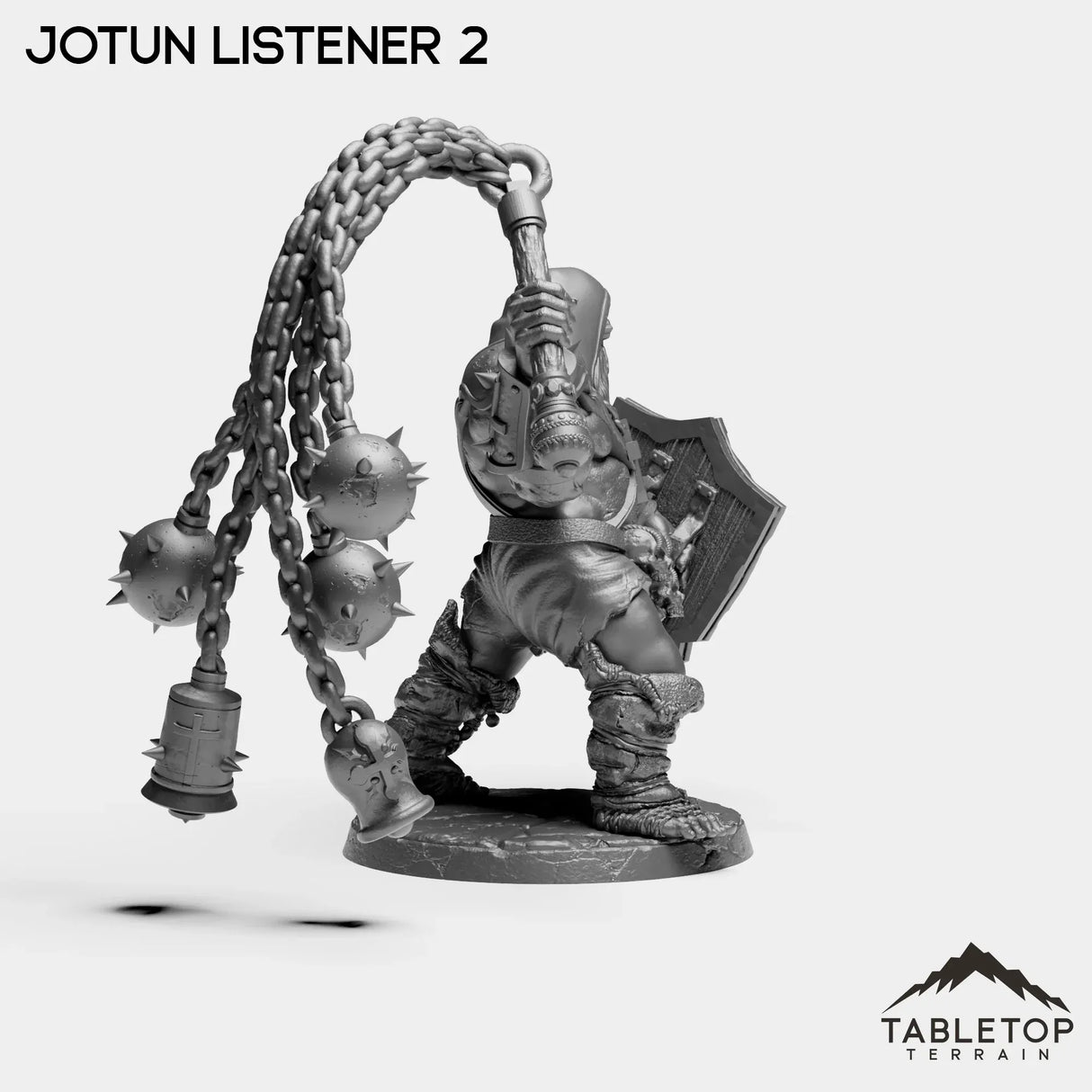 Tabletop Terrain Miniature Jotun Listener 2 Jotun Listeners - The Norse Procession