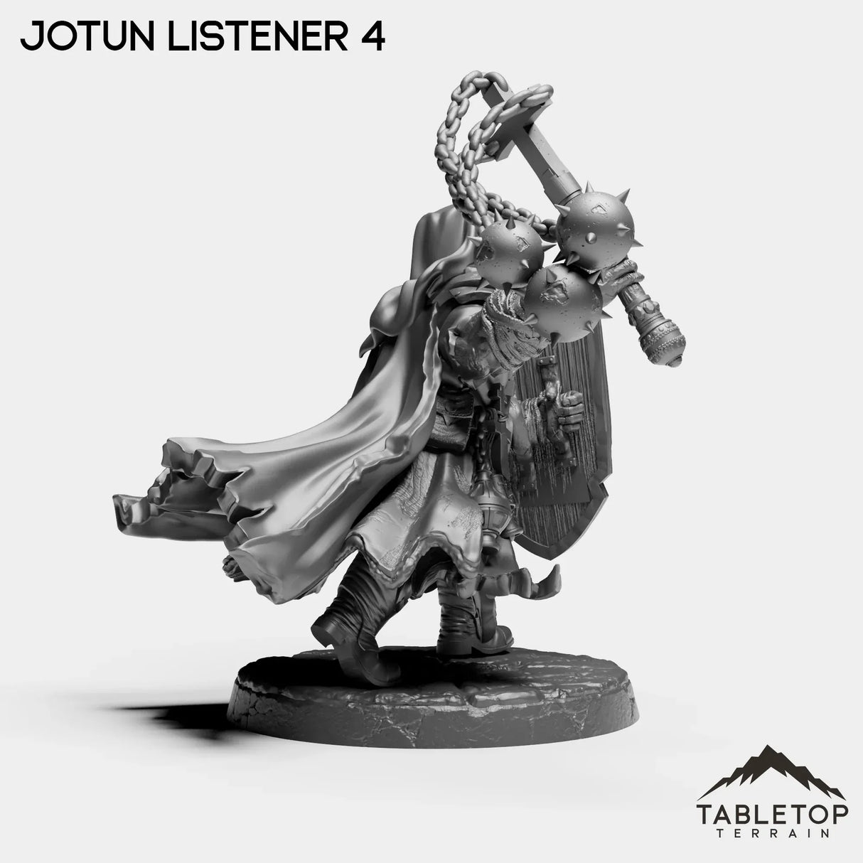 Tabletop Terrain Miniature Jotun Listener 4 Jotun Listeners - The Norse Procession