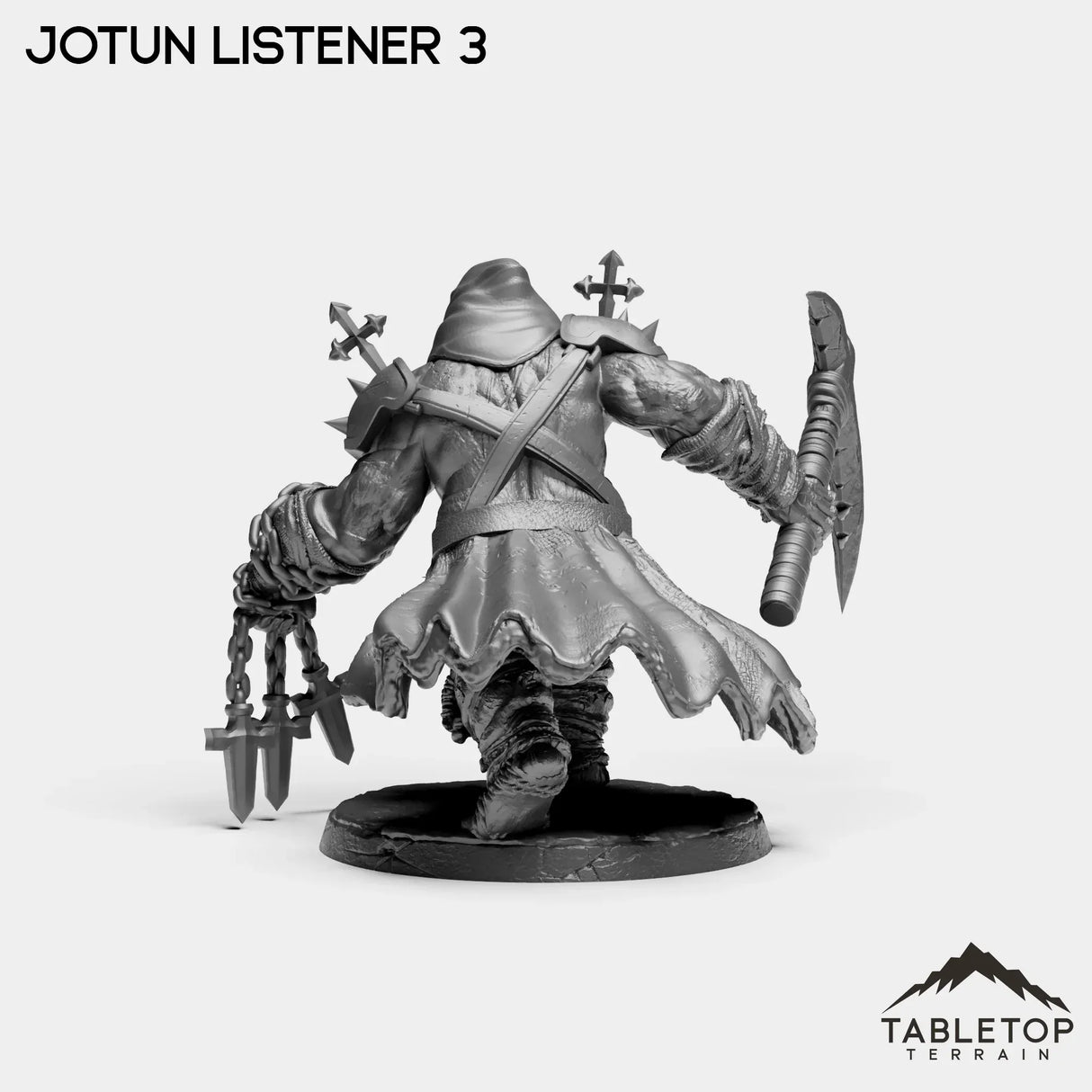 Tabletop Terrain Miniature Jotun Listeners - The Norse Procession