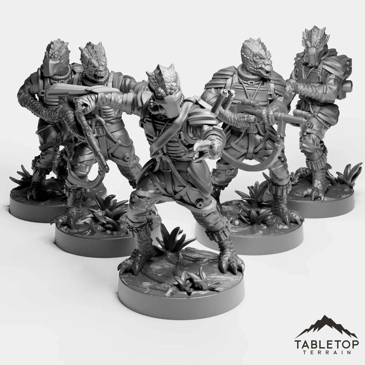 Tabletop Terrain Miniature Jungle Hunters