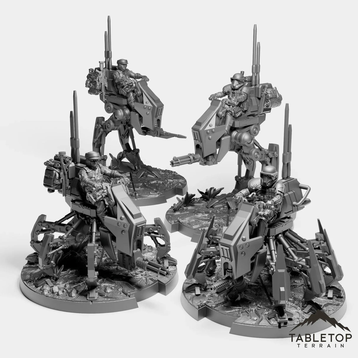 Tabletop Terrain Miniature Jungle Mech Kit