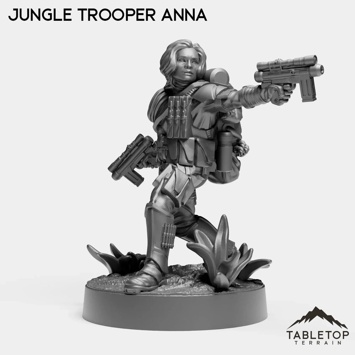 Tabletop Terrain Miniature Jungle Troopers
