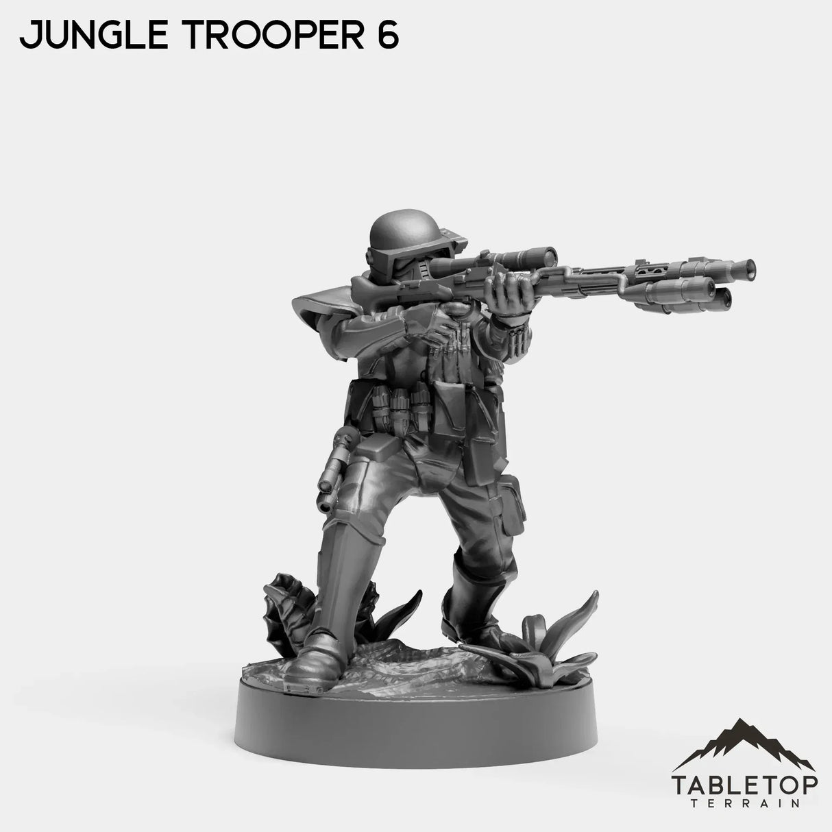 Tabletop Terrain Miniature Jungle Troopers