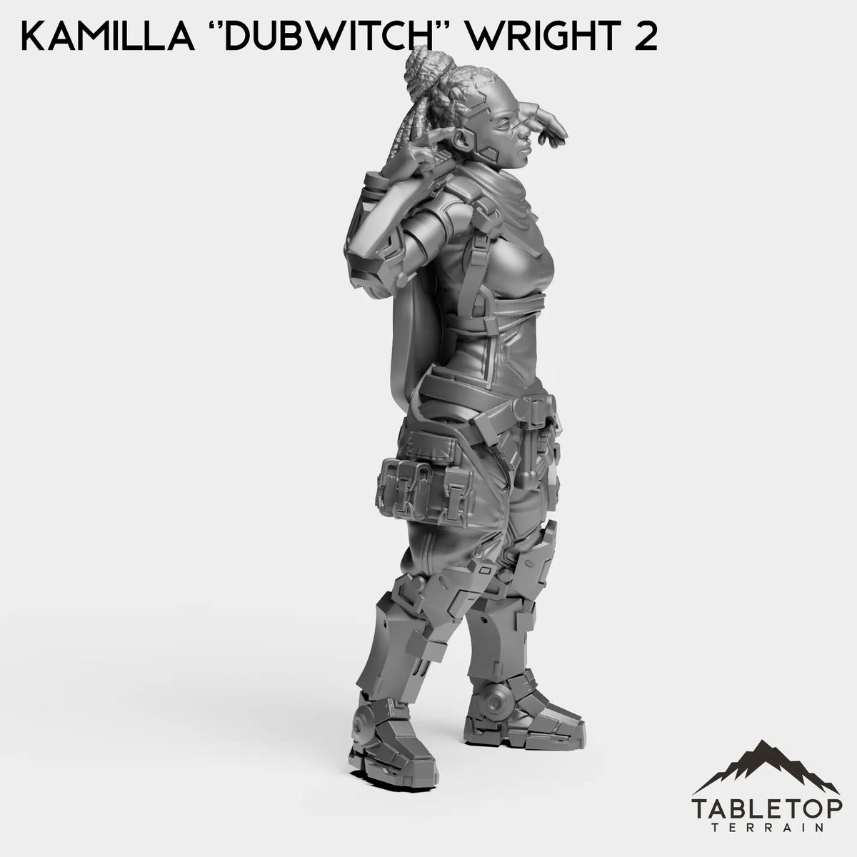 Tabletop Terrain Miniature Kamilla ''DubWitch'' Wright