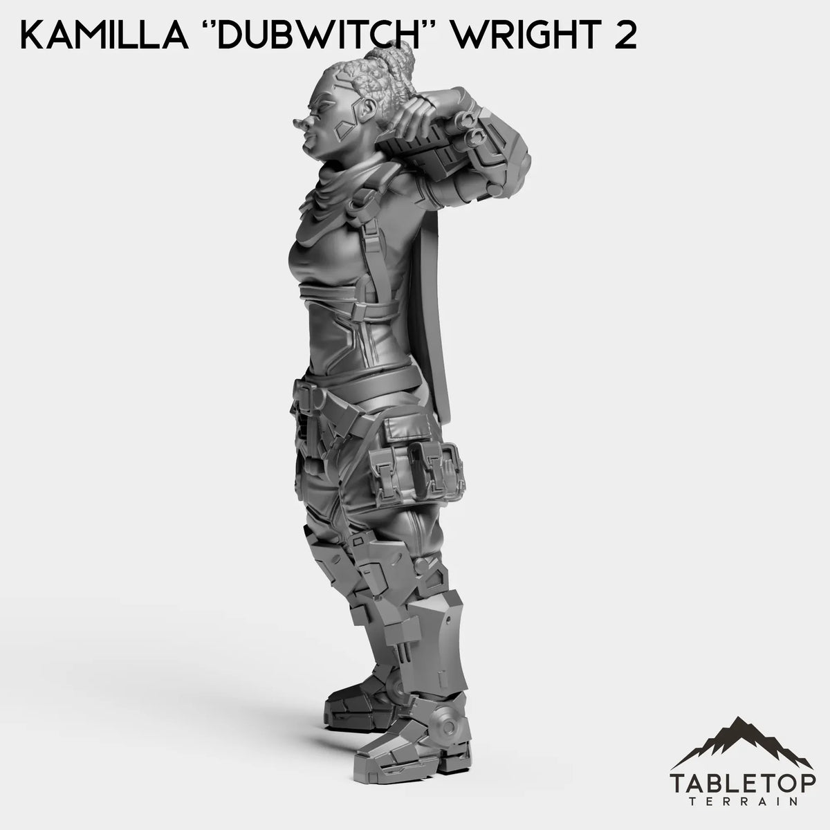 Tabletop Terrain Miniature Kamilla ''DubWitch'' Wright