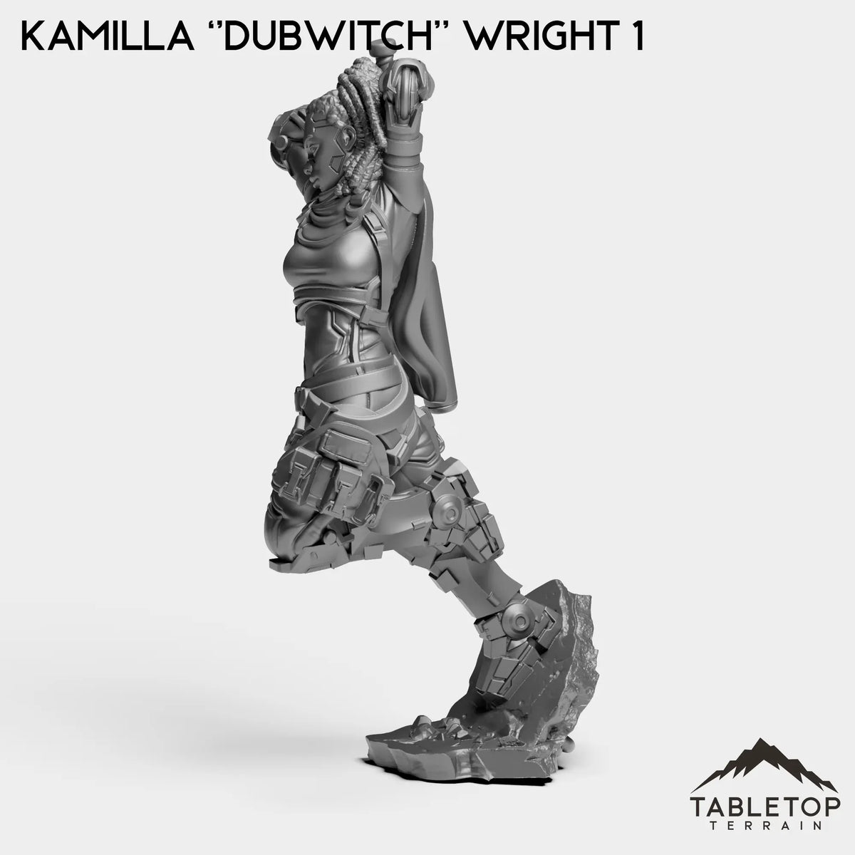 Tabletop Terrain Miniature Kamilla ''DubWitch'' Wright