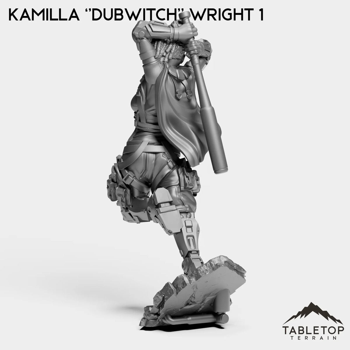 Tabletop Terrain Miniature Kamilla ''DubWitch'' Wright