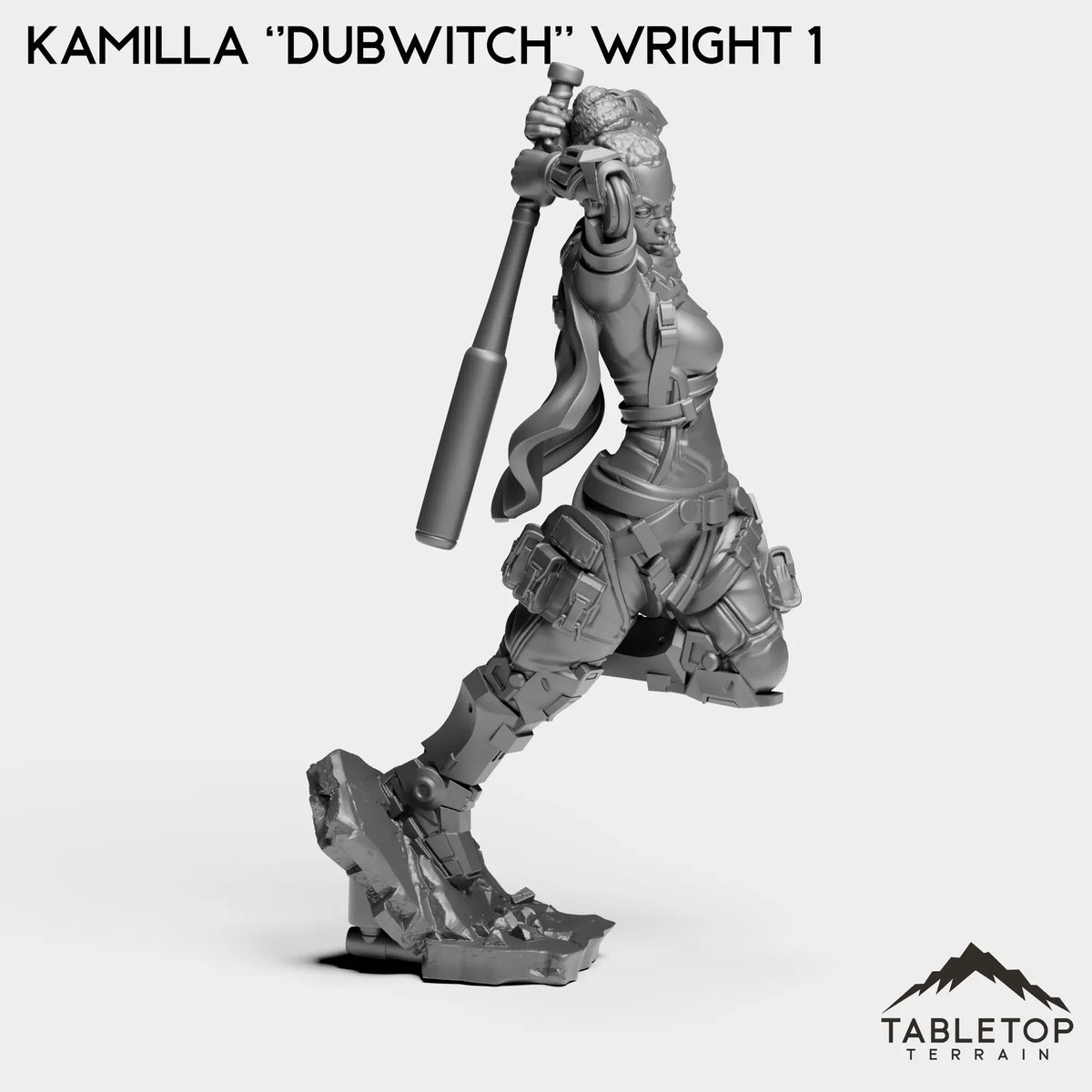 Tabletop Terrain Miniature Kamilla ''DubWitch'' Wright