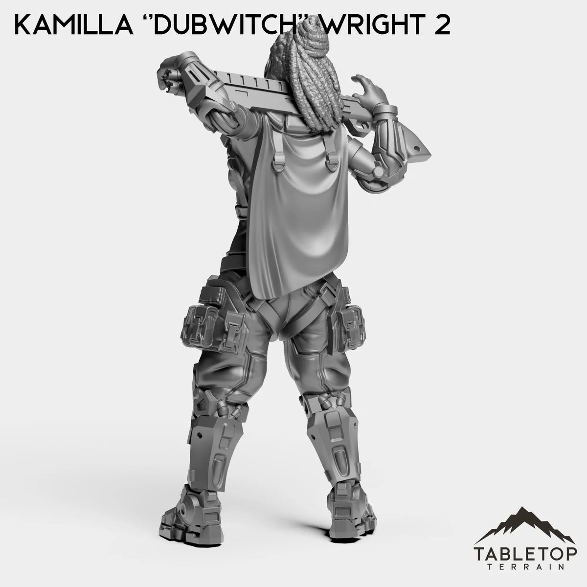 Tabletop Terrain Miniature Kamilla ''DubWitch'' Wright