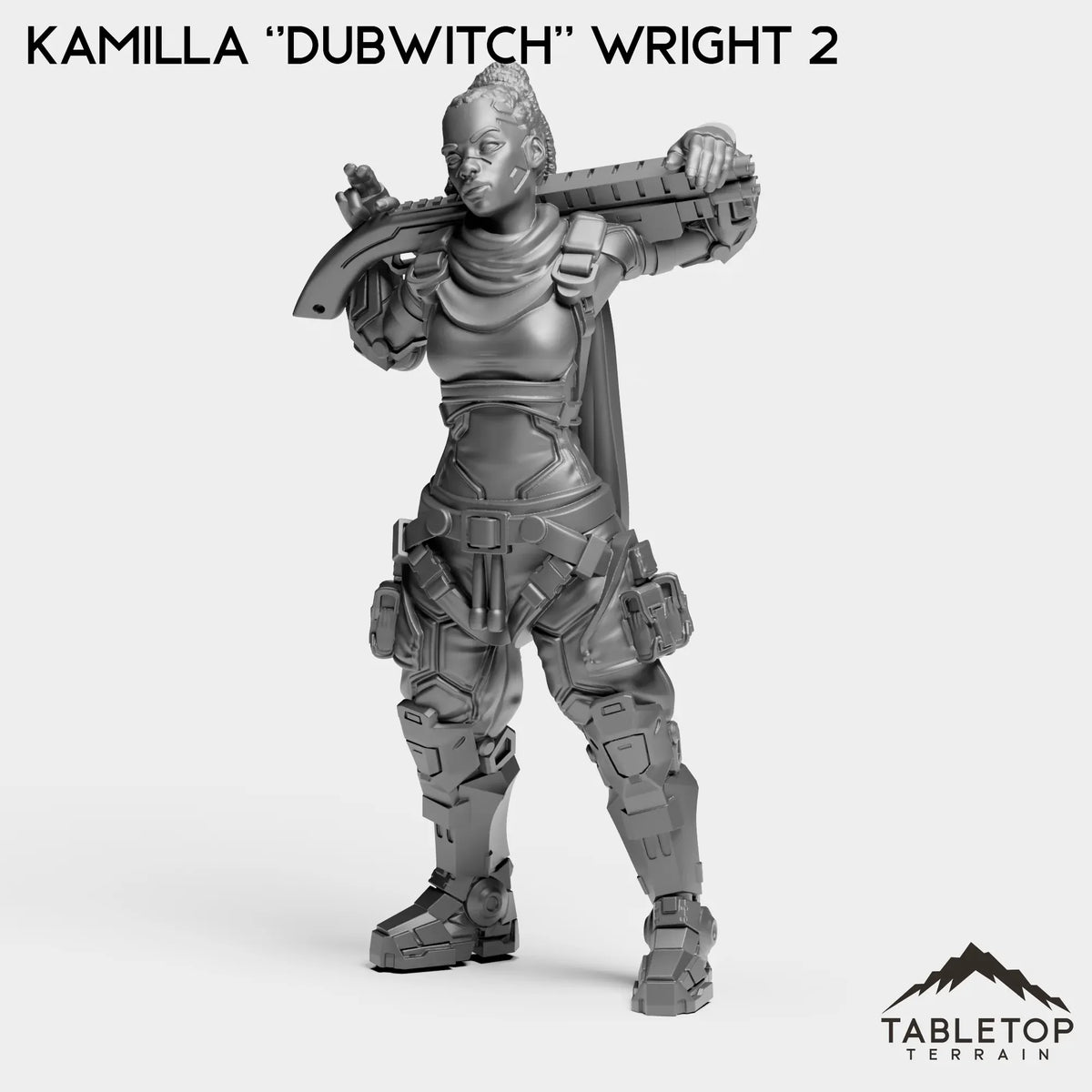 Tabletop Terrain Miniature Kamilla ''DubWitch'' Wright