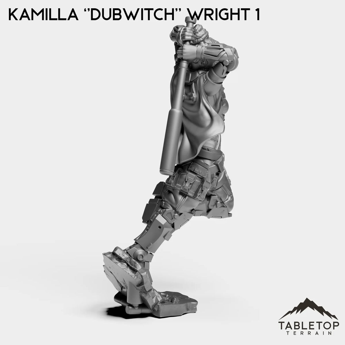 Tabletop Terrain Miniature Kamilla ''DubWitch'' Wright