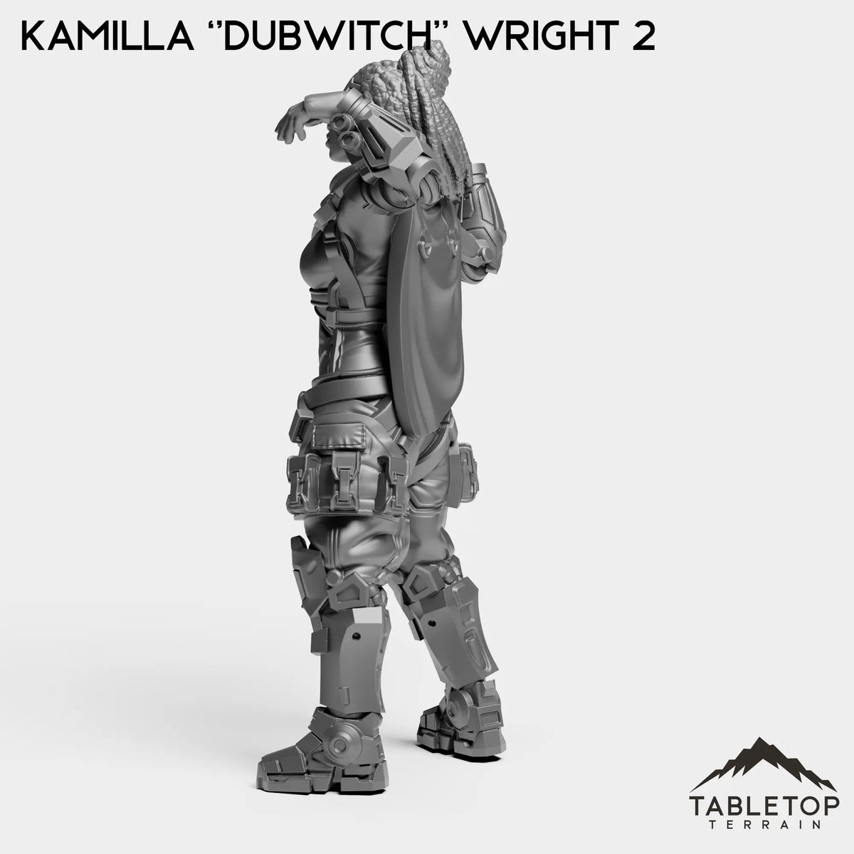 Tabletop Terrain Miniature Kamilla ''DubWitch'' Wright