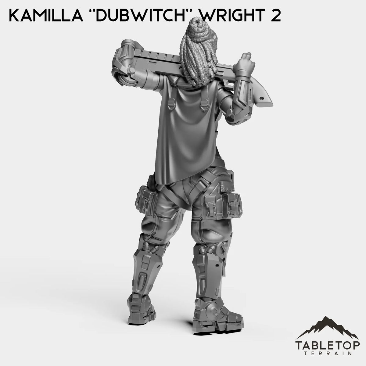 Tabletop Terrain Miniature Kamilla ''DubWitch'' Wright