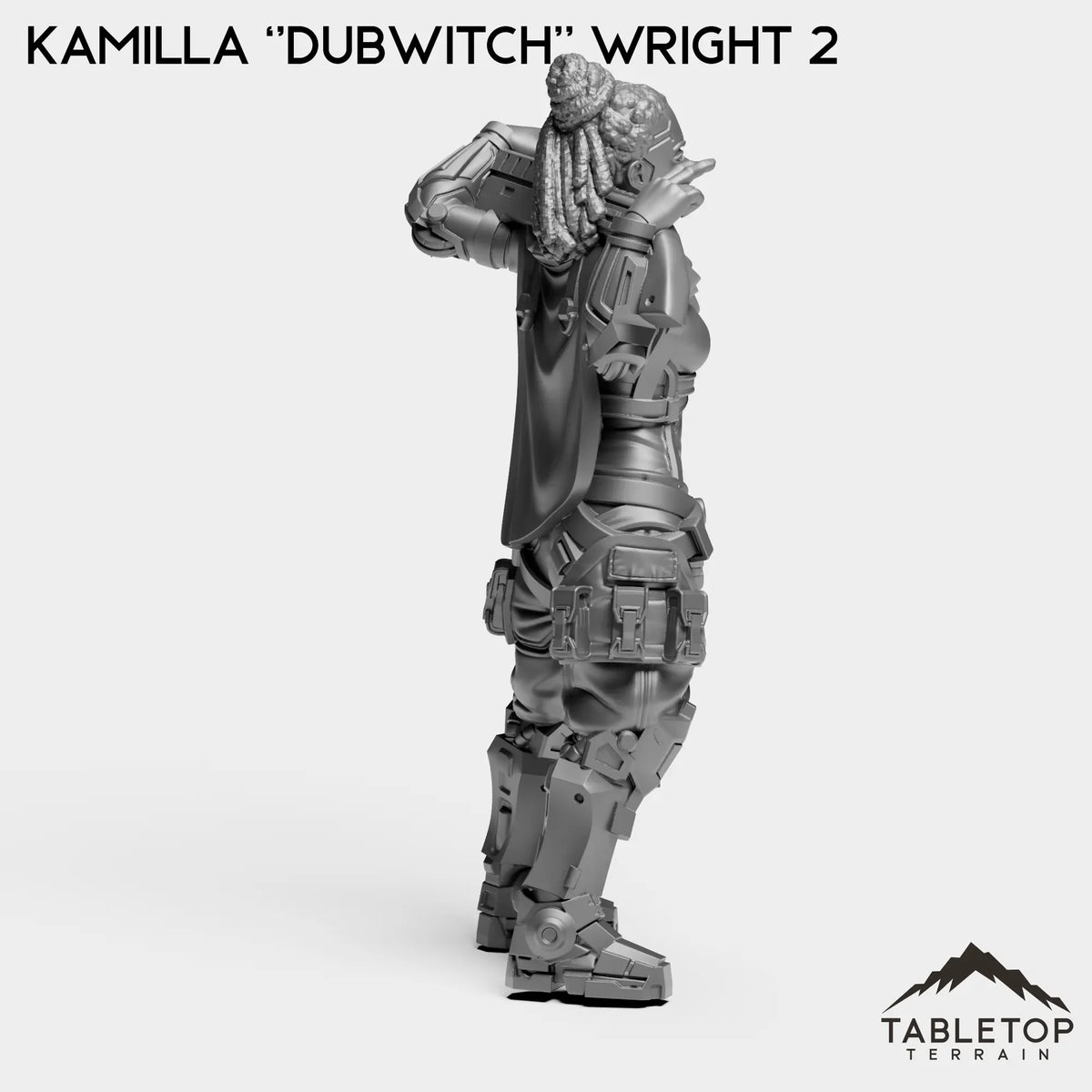 Tabletop Terrain Miniature Kamilla ''DubWitch'' Wright