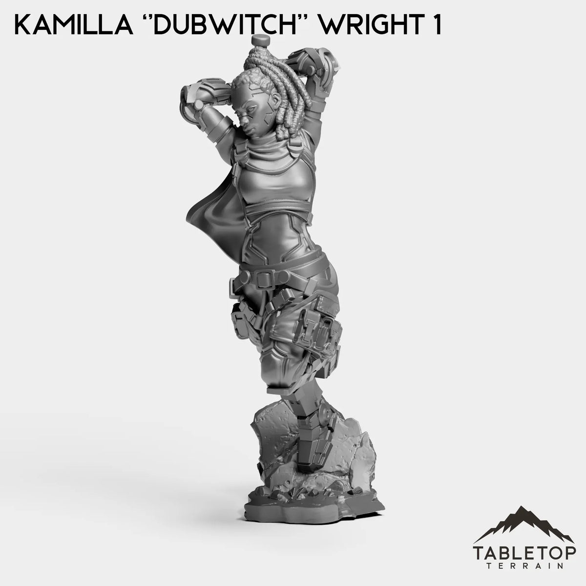 Tabletop Terrain Miniature Kamilla ''DubWitch'' Wright