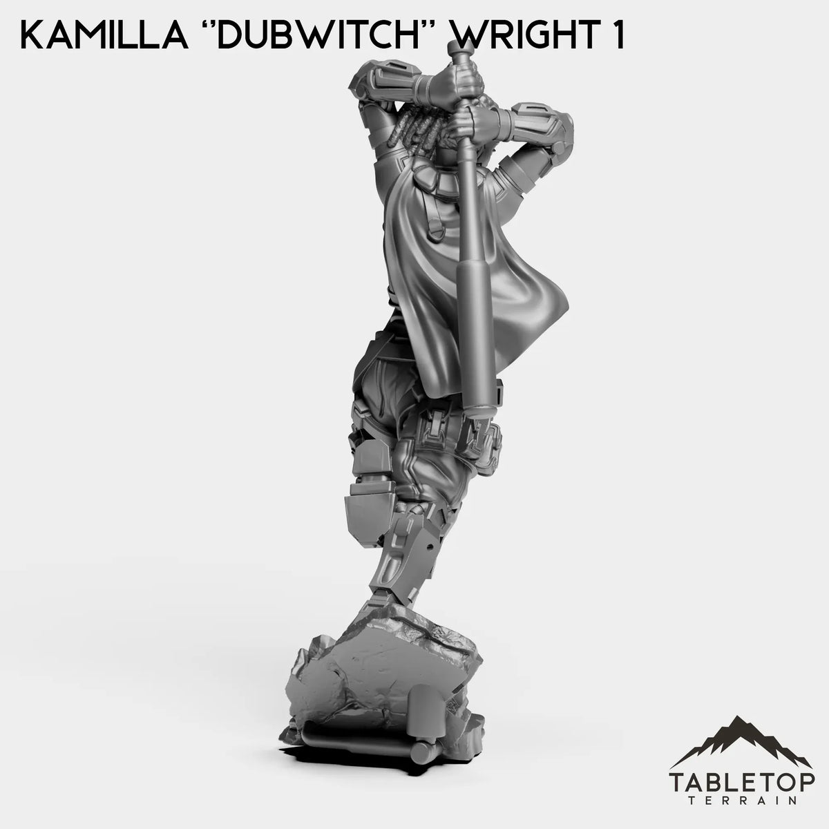 Tabletop Terrain Miniature Kamilla ''DubWitch'' Wright