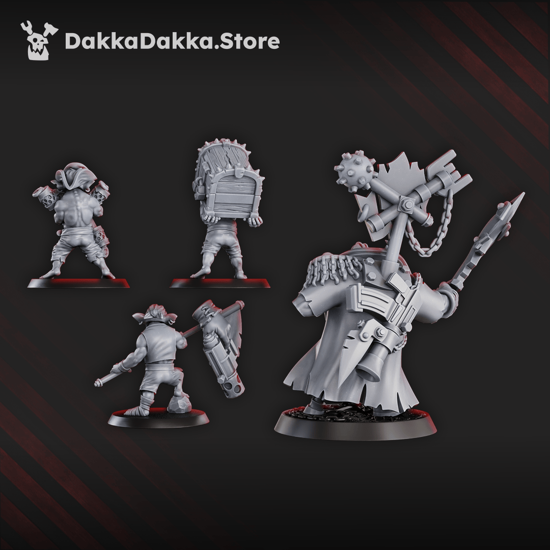 Tabletop Terrain Miniature Kap'n Blaaady Beard