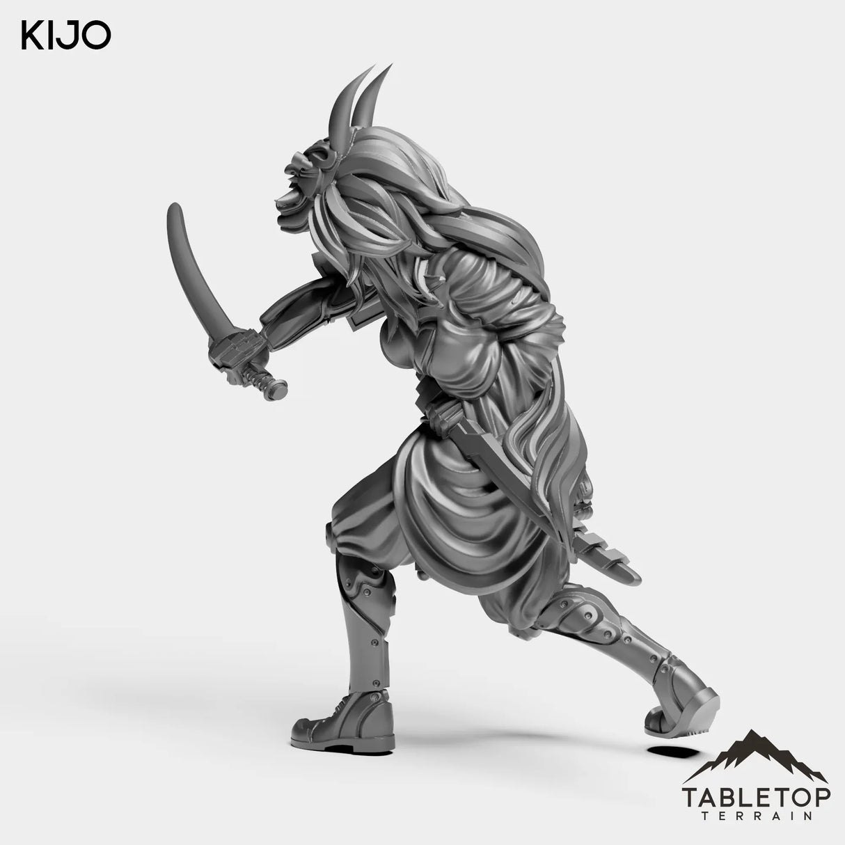 Tabletop Terrain Miniature Kijo - Street Samurai