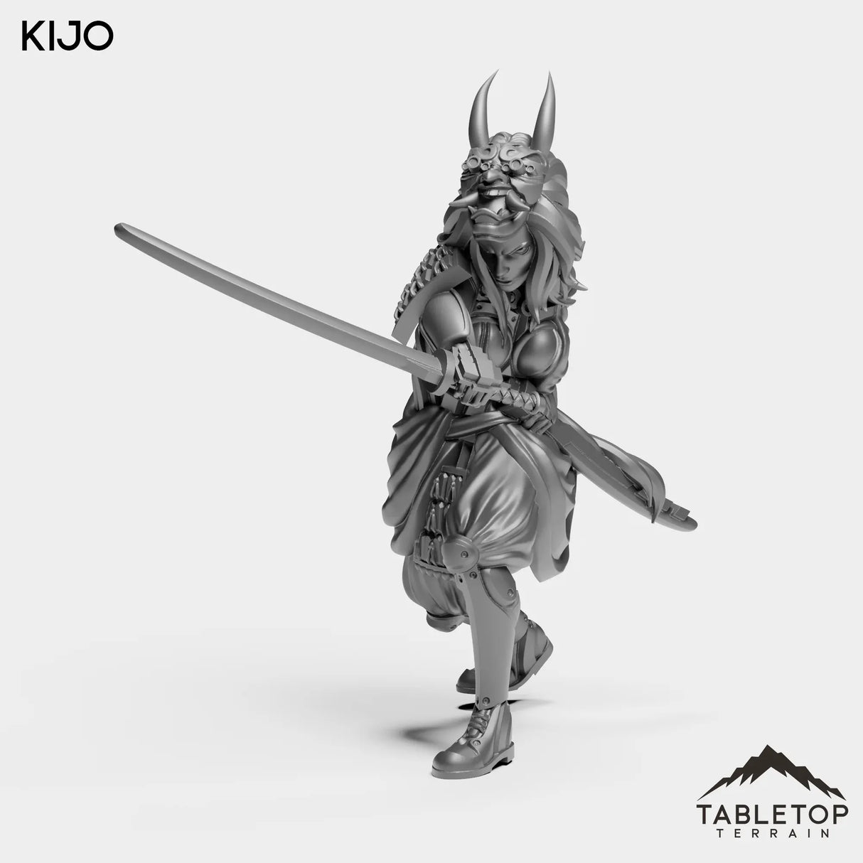 Tabletop Terrain Miniature Kijo - Street Samurai