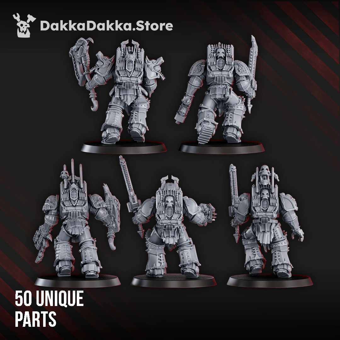 Tabletop Terrain Miniature Kill-Obsessed Squad (build-kit)