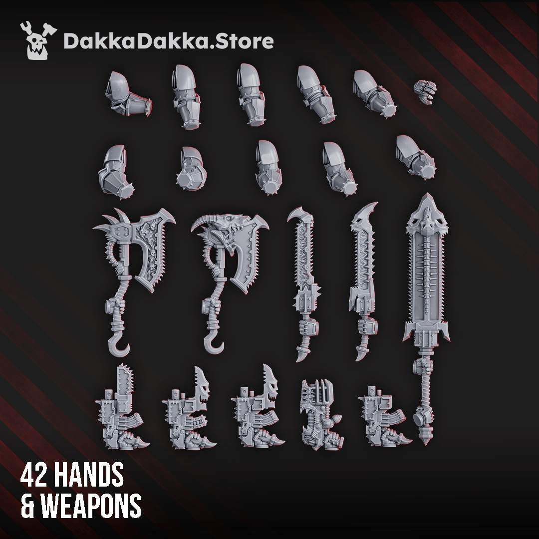 Tabletop Terrain Miniature Kill-Obsessed Squad (build-kit)