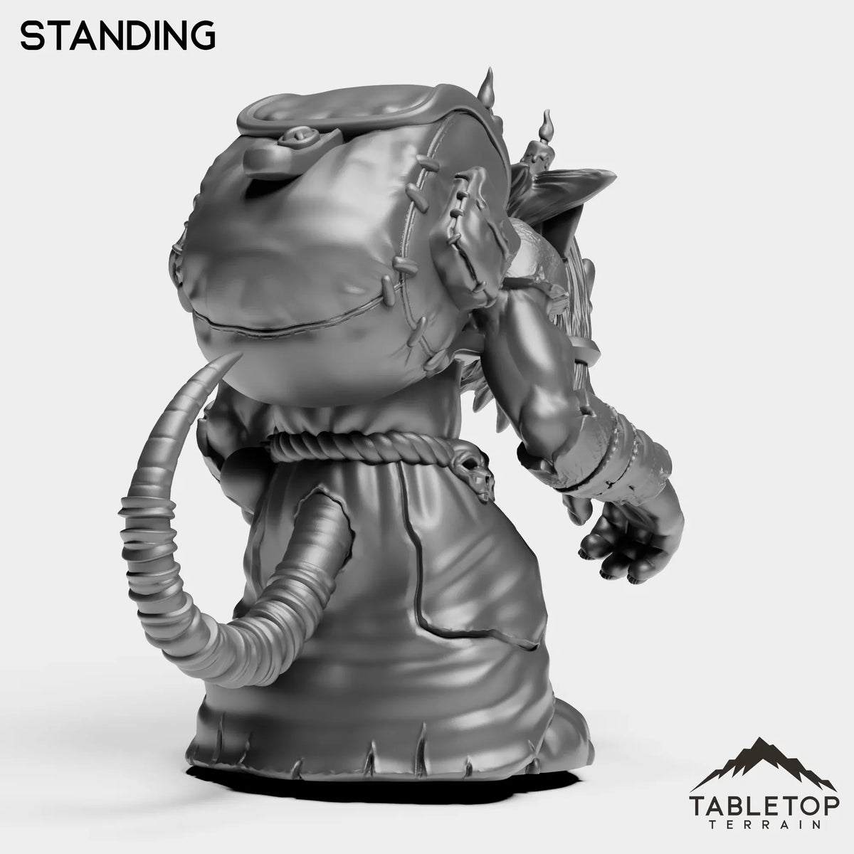 Tabletop Terrain Miniature Kobold Pyromancer